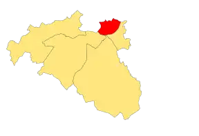 Location of the ward