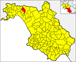 Giffoni Sei Casali within the  Province of Salerno and Campania