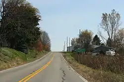 Sign for Gillingham on WIS 56