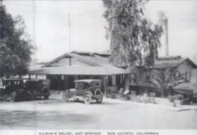 Gilman's Relief Hot Springs in the mid-1920s