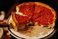 Image 16Chicago-style deep-dish pizza (from Chicago)