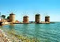 Windmills at the port