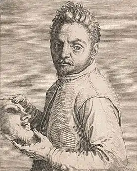 Giovanni Gabrielli,  c. 1599, by Agostino Carracci