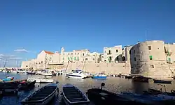 View of Giovinazzo from the sea.