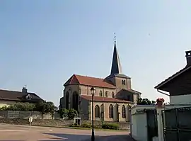 The church in Girmont