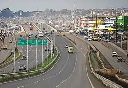 Githurai viewed from Thika road.