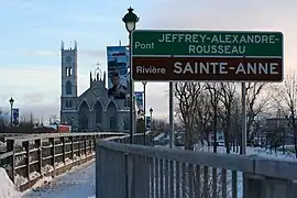 Sainte-Anne (Les Chenaux), Jeffrey-Alexandre-Rousseau Bridge, Chemin du Roy, Sainte-Anne-de-la-Pérade