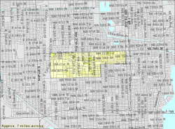 U.S. Census Bureau map showing CDP boundaries