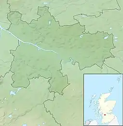 White Inch is located in Glasgow council area