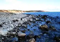 Glatved Beach in winter