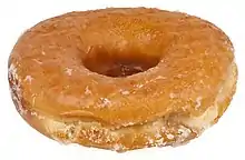 Glazed raised doughnut