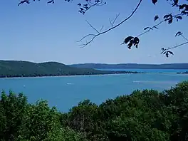 Aerial view of Glen Lake