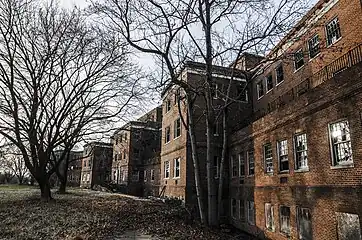 The back of the Children's Hospital Building.