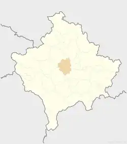 Drenas is located in Kosovo