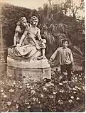 The sculpture in Villa Giulia, Palermo, 1900s.