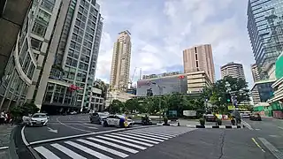 Glorietta 4 & 5 with One Ayala on the right during daytime (2022)