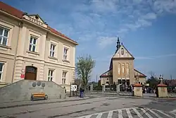 Town square in Sułkowice