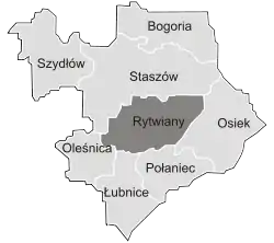 Location of Gmina Rytwiany