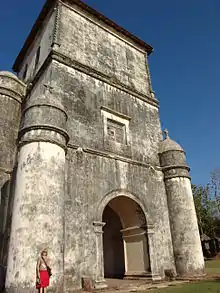 Manueline church in Goa, India