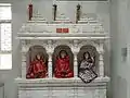 Idol of devi at Franklin Township Derasar