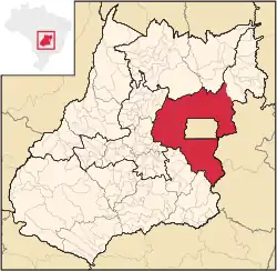 Location in Goias state