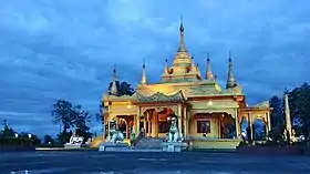 Golden Pagoda, Namsai, Arunachal Pradesh, is one of the notable Buddhist temples in India. Arunachal Pradesh became a state on 20 February 1987.