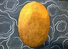 Hiranyagarbha (Golden Cosmic Egg), c. 1740, Opaque watercolour and gold on paper, Bharat Kala Bhavan, Varanasi