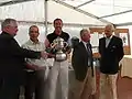 the Dior Cup being presented to Ludovic Chartier in July 2008