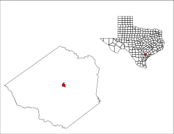 Location of Goliad, Texas