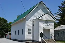 Township hall at Gomer