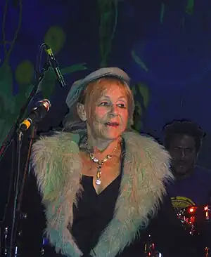 Smyth performing with Gong in Tel Aviv, 2009