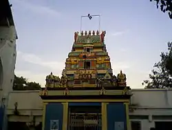 Gopuram at Chilkur Temple