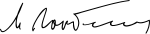 Mikhail Gorbachev's signature