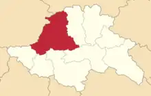 Location in the Tiflis Governorate