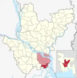 Location of Gosairhat