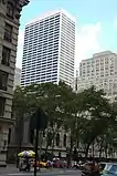 View from 40th Street and Fifth Avenue, New York Public Library in foreground