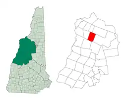 Location in Grafton County, New Hampshire