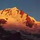 Gran Paradiso by sunset