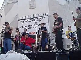 El Gran Silencio performing at Barrio Antiguo, Monterrey in March 2005.