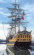 Grand Turk, moored in Ostend, Belgium.