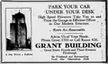 Grant Building advertisement from 1930