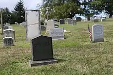 Goebel's grave in Brooklyn, NY.