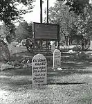 Graves at the Boot Hill Cemetery in 1959