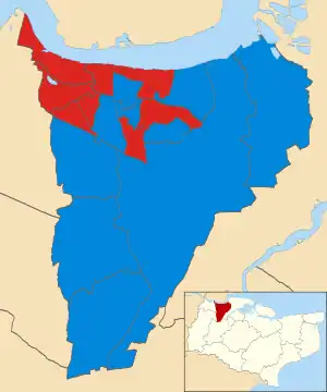 2003 results map