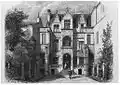 Engraving  of Hôtel Goüin by Karl Girardet