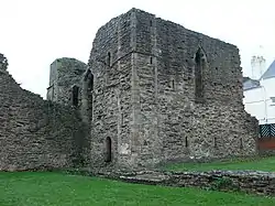 Remains of the Great Tower of Monmouth Castle