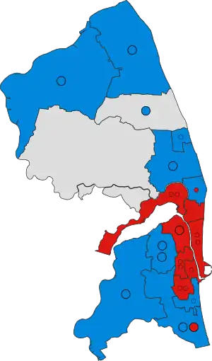 2023 results map