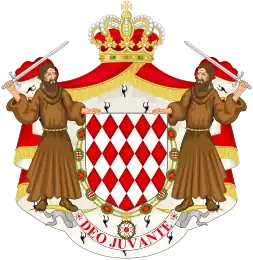 Coat of arms of the principality of Monaco (1297).