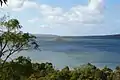 Green Island in Oyster Harbour from the lookout at Bayonet Head