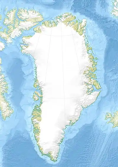 Mount Clarence Wyckoff is located in Greenland